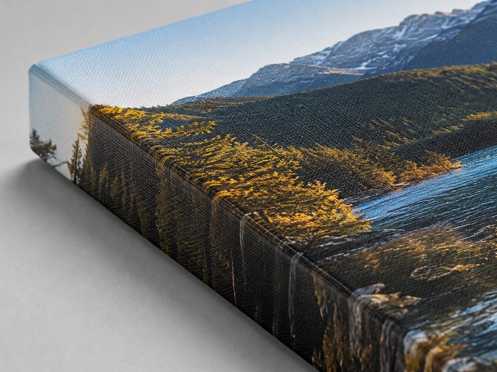 Gallery wrap canvas style
